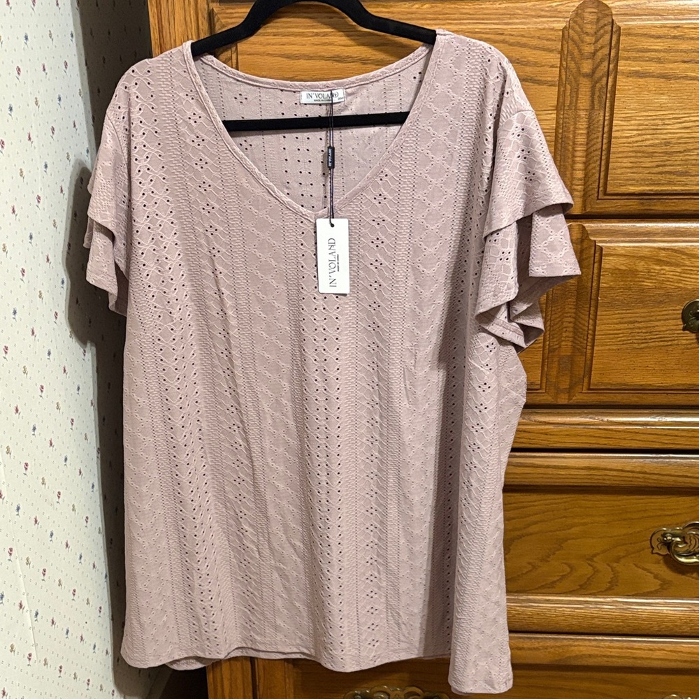 Onque Casuals Women's Mauve Blouse